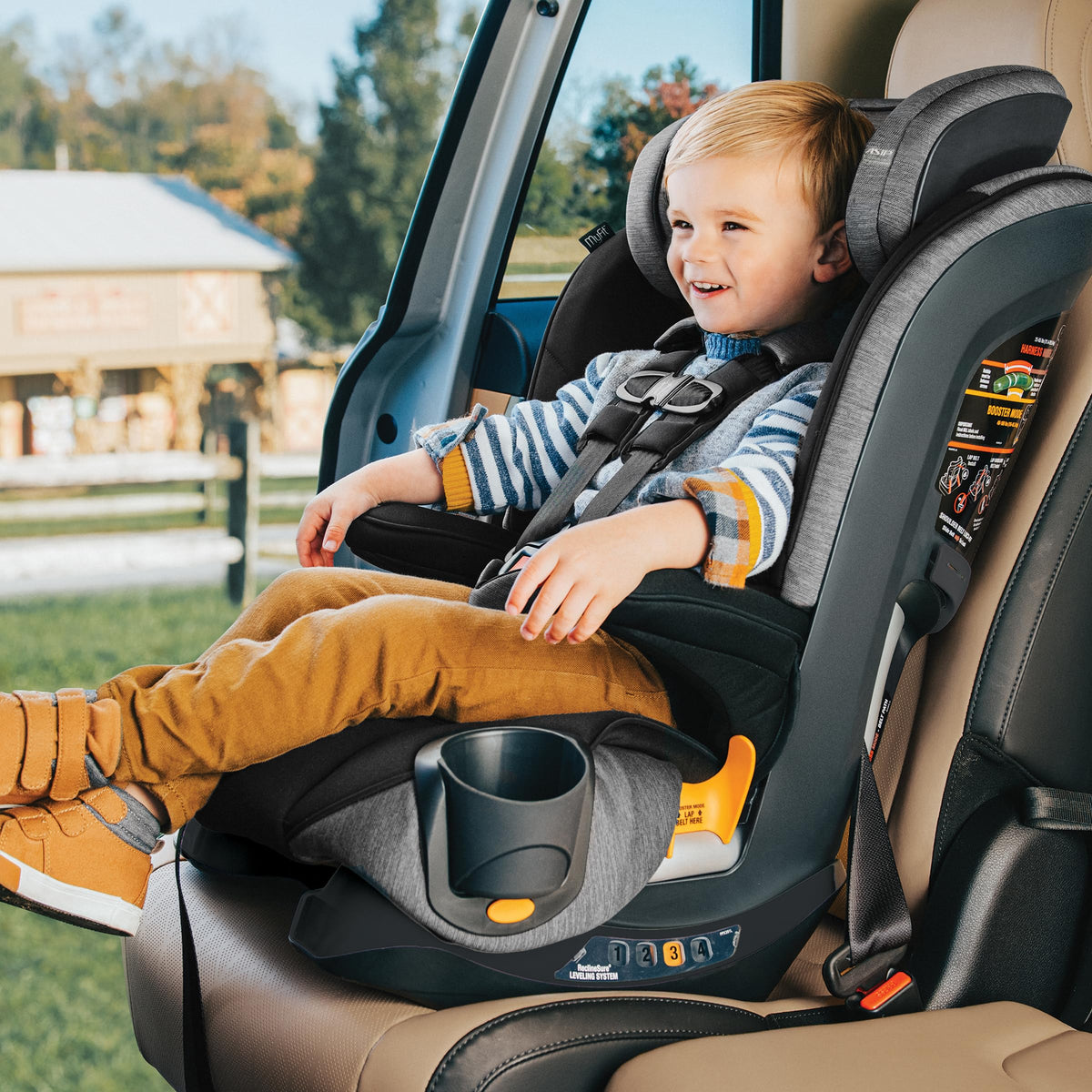 5-Point Harness High Back Booster Car Seat Y434