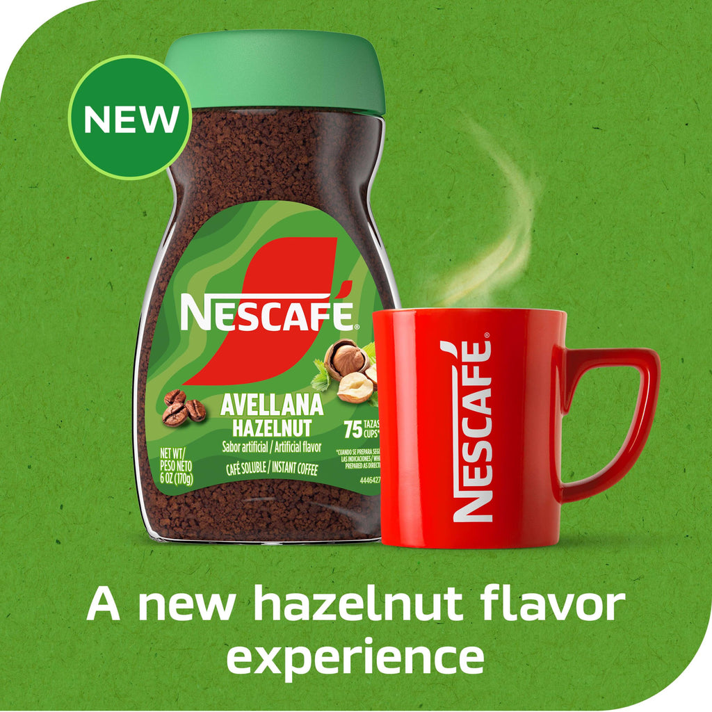Hazelnut Instant Flavored Coffee 6 Oz F343505