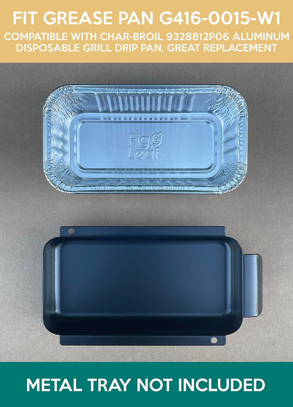 20 Pack Disposable Aluminum Foil Drip Pans S2418